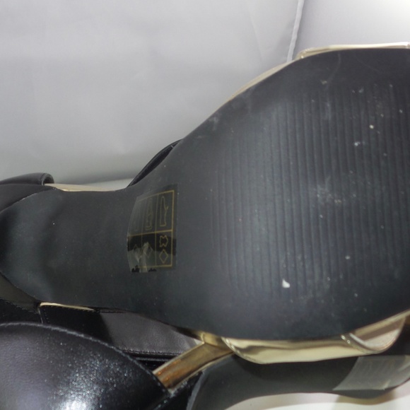 *SOLD* Open Toe Ankle Strap Stiletto Heels - Picture 5 of 7